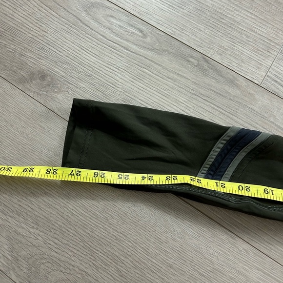 Lululemon Run Crew Tight Leggings *28" Dark Olive / Obsidian / Grey Sage - Picture 12 of 16